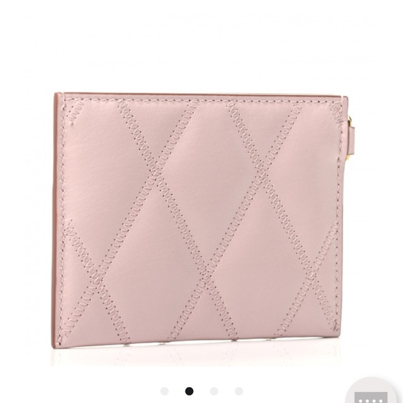 Givenchy Goatskin Diamond Quilted GV3 Card Holder - Picture 4 of 6